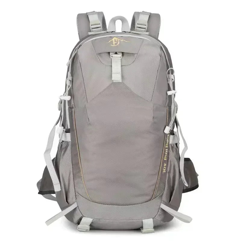 40L outdoor hiking camping backpack outdoor waterproof lightweight mountaineering bag cycling backpack with waterproof cover