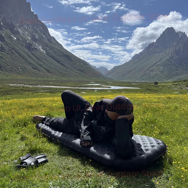 Light Tour R Value 7.5 Camping Inflatable Mattress Outdoor Portable Sleeping Pad Ultralight Hiking Single People Mat R4.2/R3.5