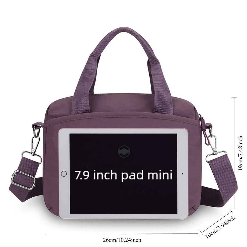 Women Soft Crossbody Shoulder Bag Portable Adjustable Wide Strap Lightweight Casual Daily Shopping Travel Outdoor Handbag Purse