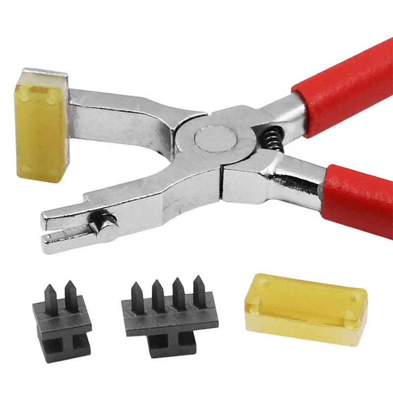 Creative Leather Goods Clamp Tool Craft Punch Handheld Silent Punch Tool Pliers Sewing Stitch Chisel Diamond 4mm Punch