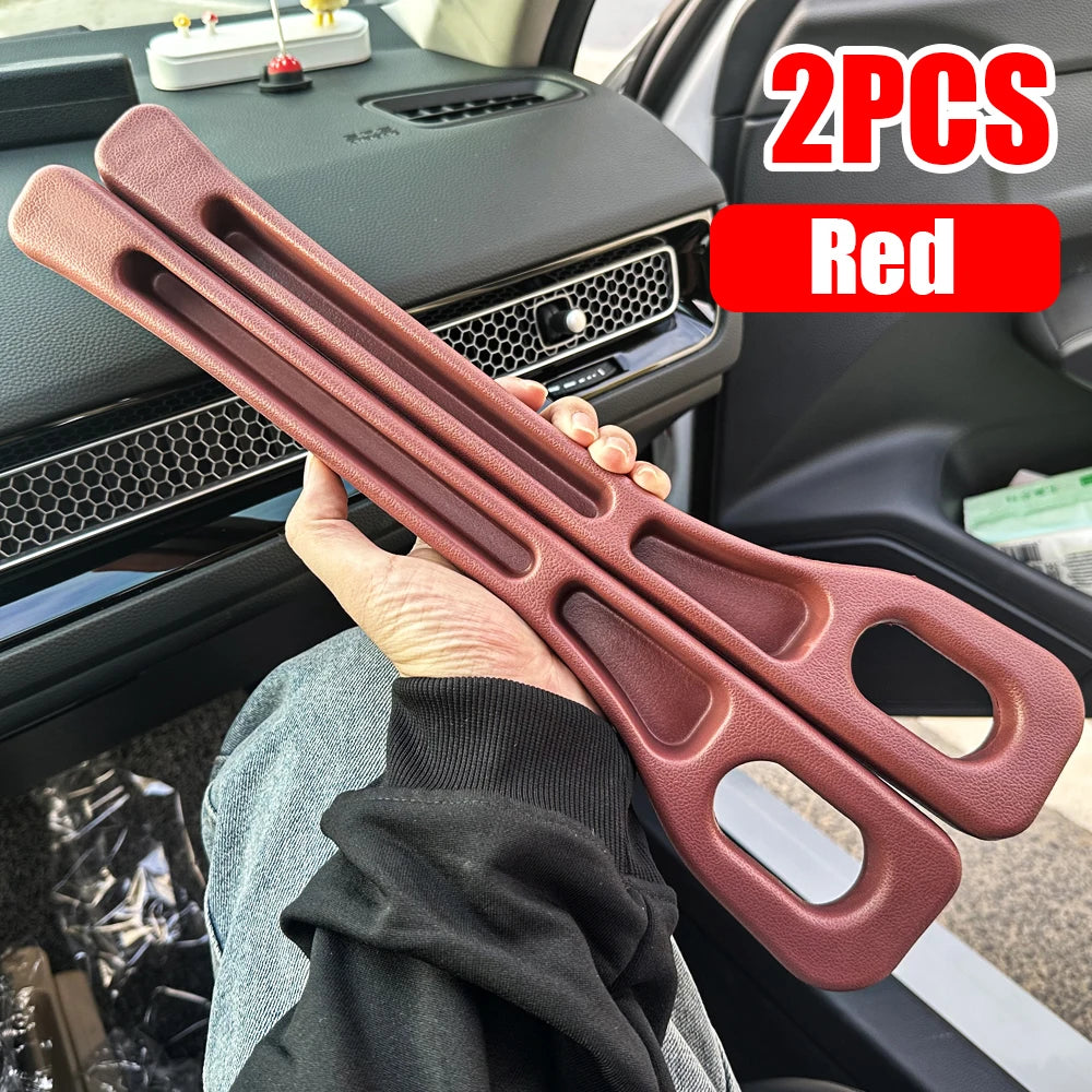 2PCS Premium Car Seat Gap Fillers, Storage Trays, 2-Set with Accessory Slots, Auto Interior Trim, Center Console Decor Parts