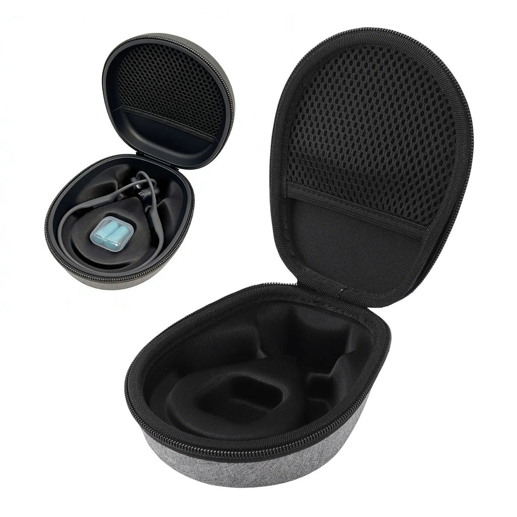 Hard Case Fit for SHOKZ OpenRun Pro 2 1 Mini Bone Conduction Headphones Nylon EVA Storage Case with Mesh Pocket Shockproof