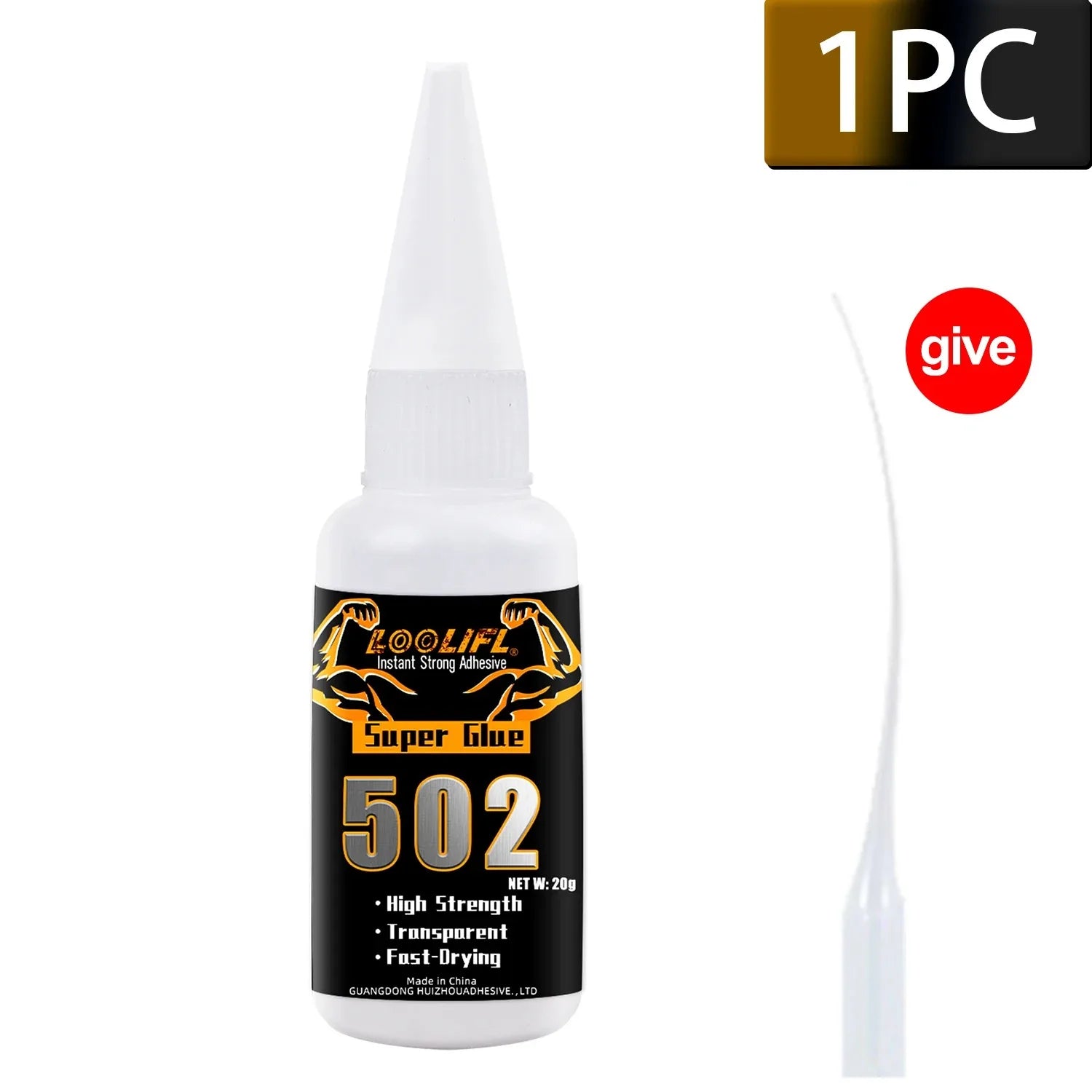 502 Metal Glue, Super Strong Shoe Glue, Strong Adhesive, Waterproof/Transparent/Emergency Repair, All-Purpose Glue for Bonding Metal/Plastic/Glass/Ceramic/Rubber/Wood//Pp/Abs/Pe Materials