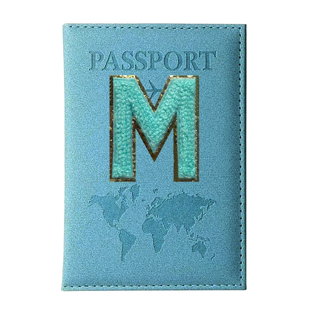Passports Case Passport Covers Unisex Travelneedments Grren Letter Series Passport Holder Travel Passport Protective Cover