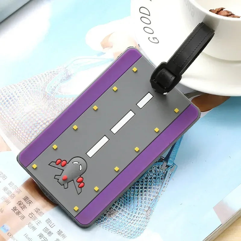 Cartoon Fruit Style Pattern Information Anti-Lost Suitcase Name Id Tags  Silicone Luggage Tag Travel Case Identification Label