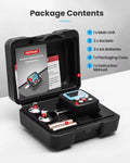 GOYOJO Digital Torque Wrench Adapter - Precision Electronic Torque Tool Converter and Meter with LCD Display, Includes 1/2", 1/4