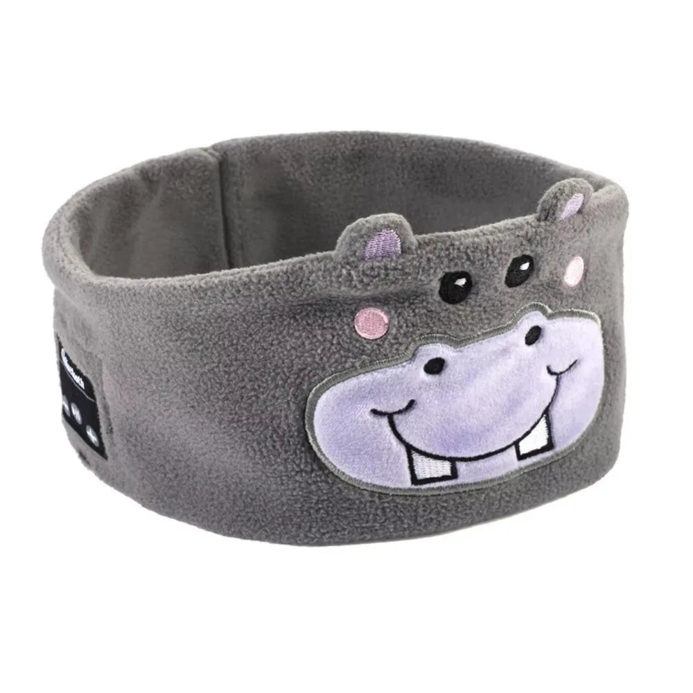 Soft Bluetooth Headphones Eye Mask Thin Speakers Volume Limited Children's Sleep Earphones Elastic Eye Mask Comfortable Wear