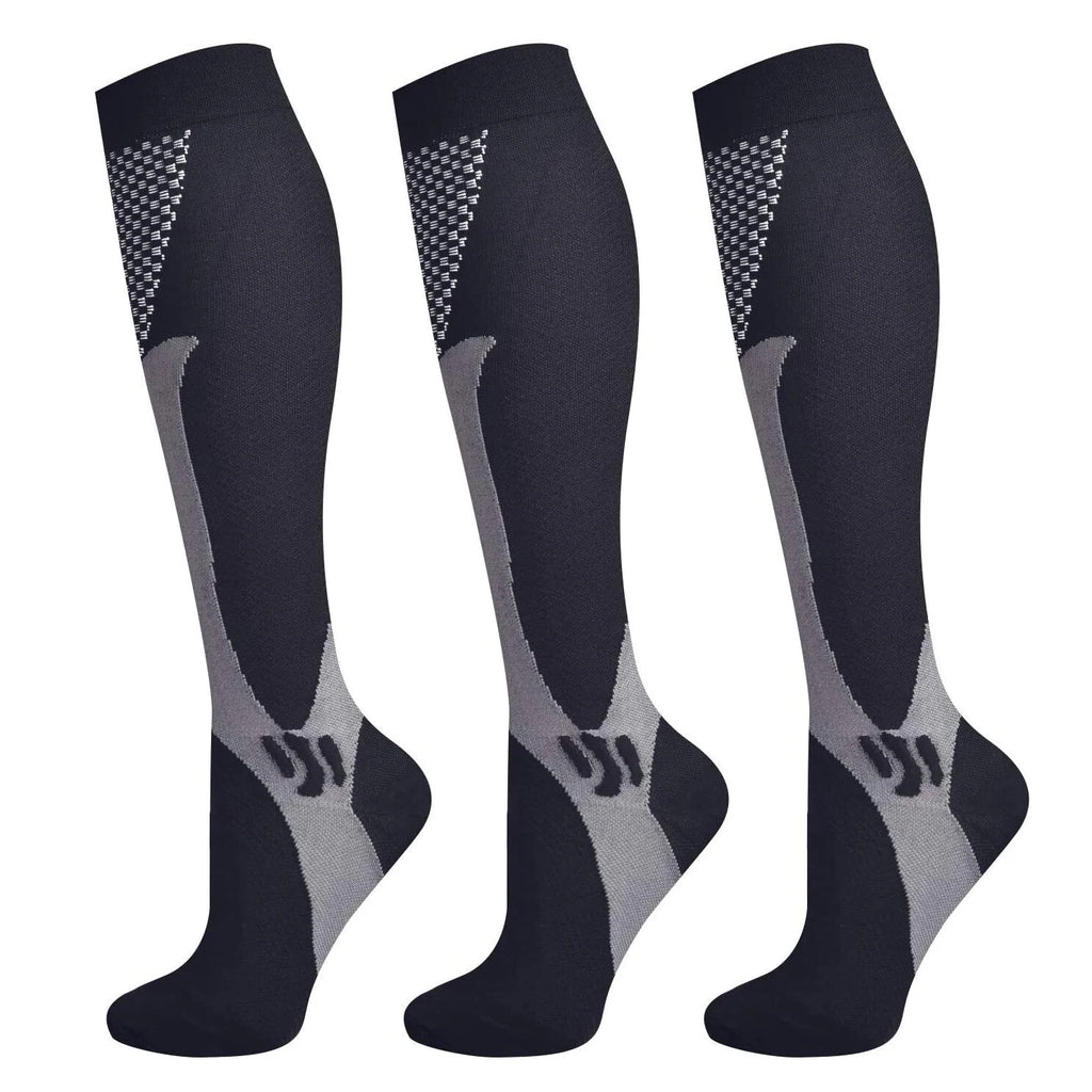Compression Socks Travelers Socks Football Soccer Thigh Long Tube Unisex Outdoor Sports Nurses Stockings For Men Women