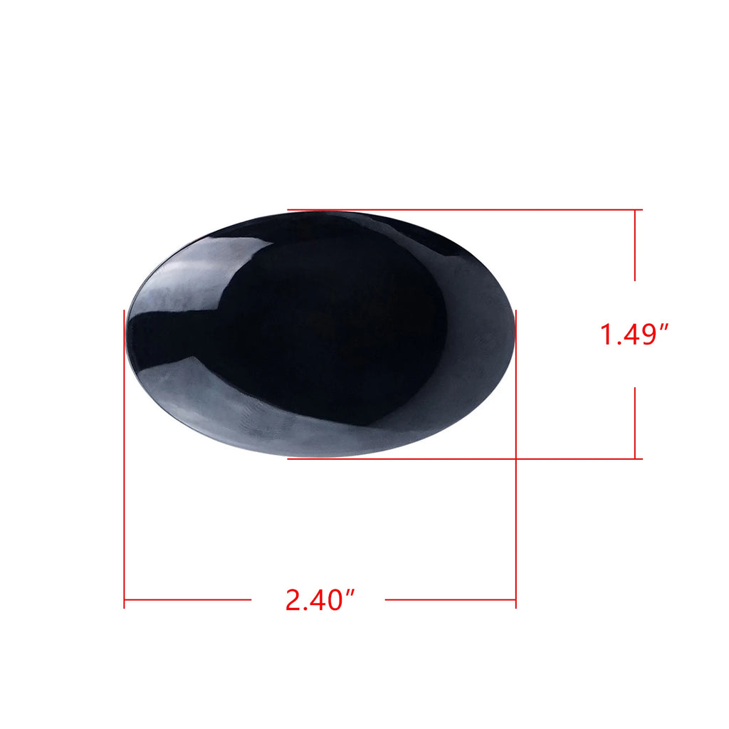 ANGRONG 2x Amber LED Side Indicator Repeater Light Black Lens For Ford Transit Tourneo MK 6 7 94-14
