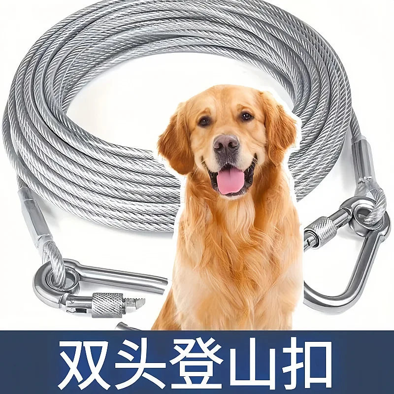 2/5/10m Thick Stainless Steel Clothesline, Waterproof Rustproof Rope for Balcony Curtain & Quilt Drying