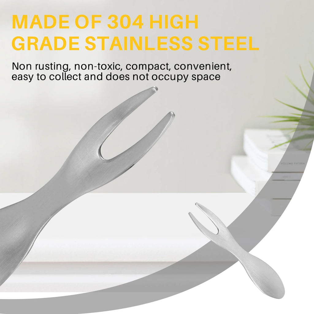 AA81-Corn Holders Set Of 21 Stainless Steel Corn On The Cob Skewers For BBQ Sweetcorn Holders Home Cooking Fork