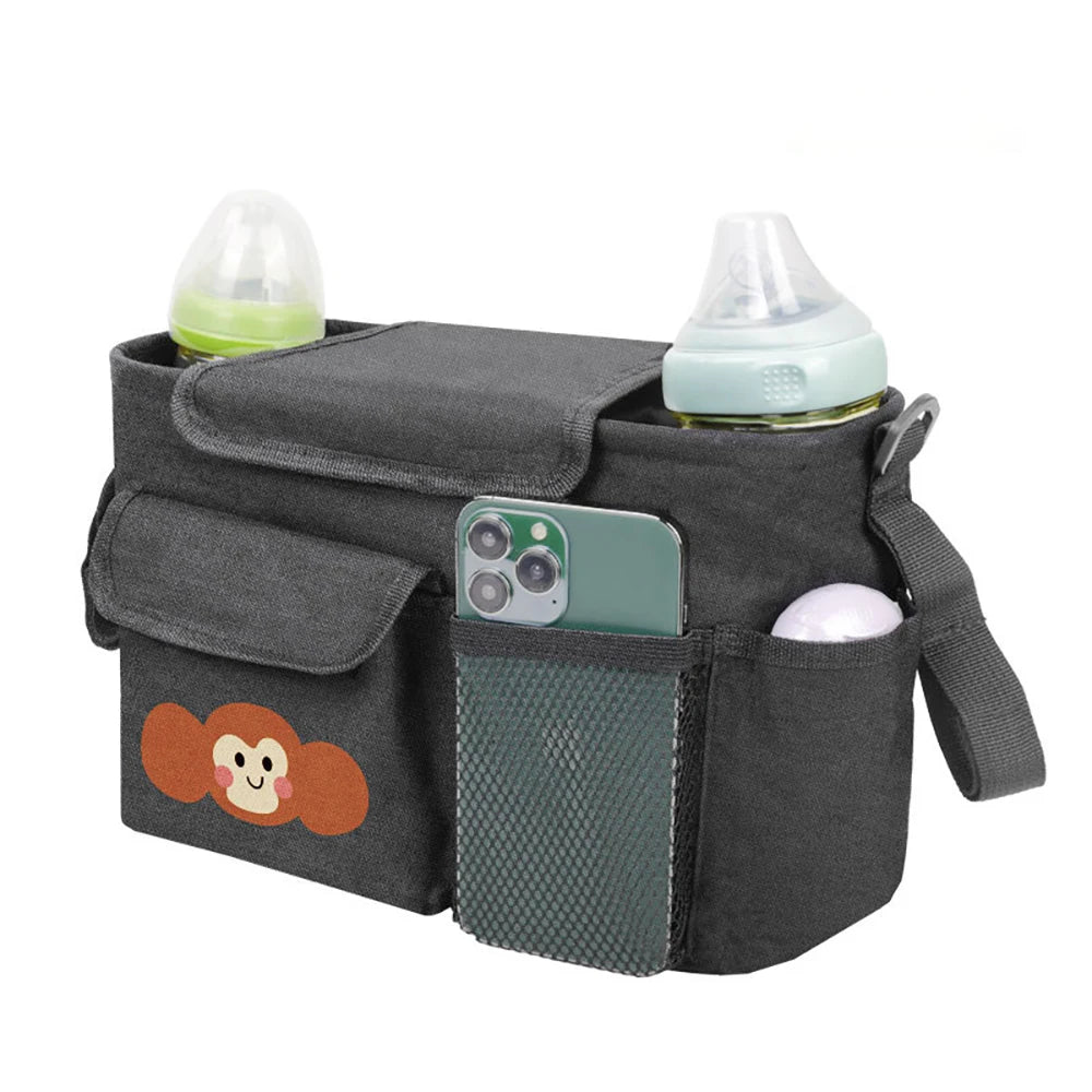 Baby Portable Pushchair Hanging Bag Travel Good Partner Large Capacity Reasonable Storage Belt Can Be Worn Or Hung