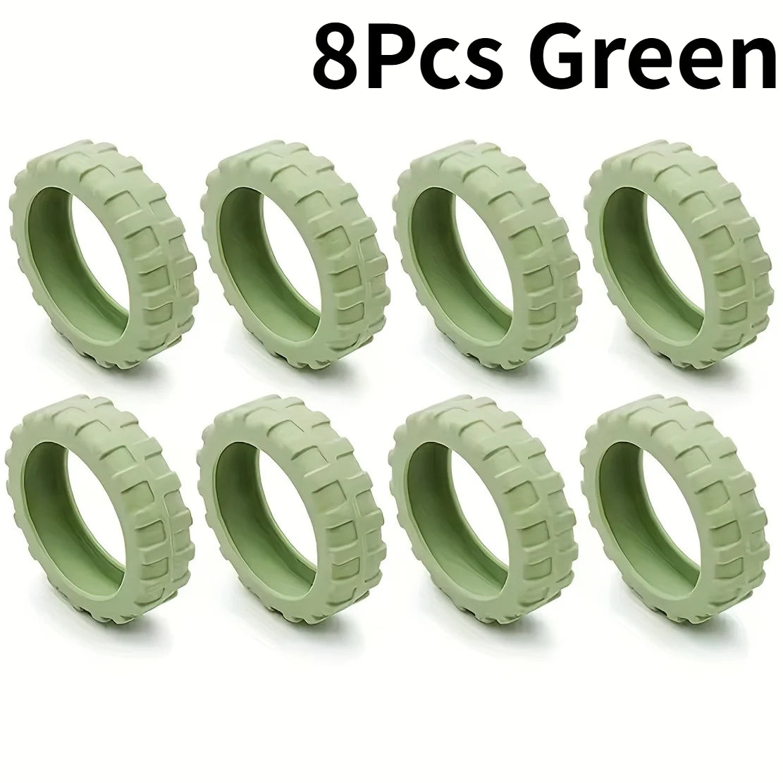 8pcs/set Silicone Luggage Wheel Protective Covers, Scratch Protection Covers for Universal Wheels.Essential Travel Accessorie.