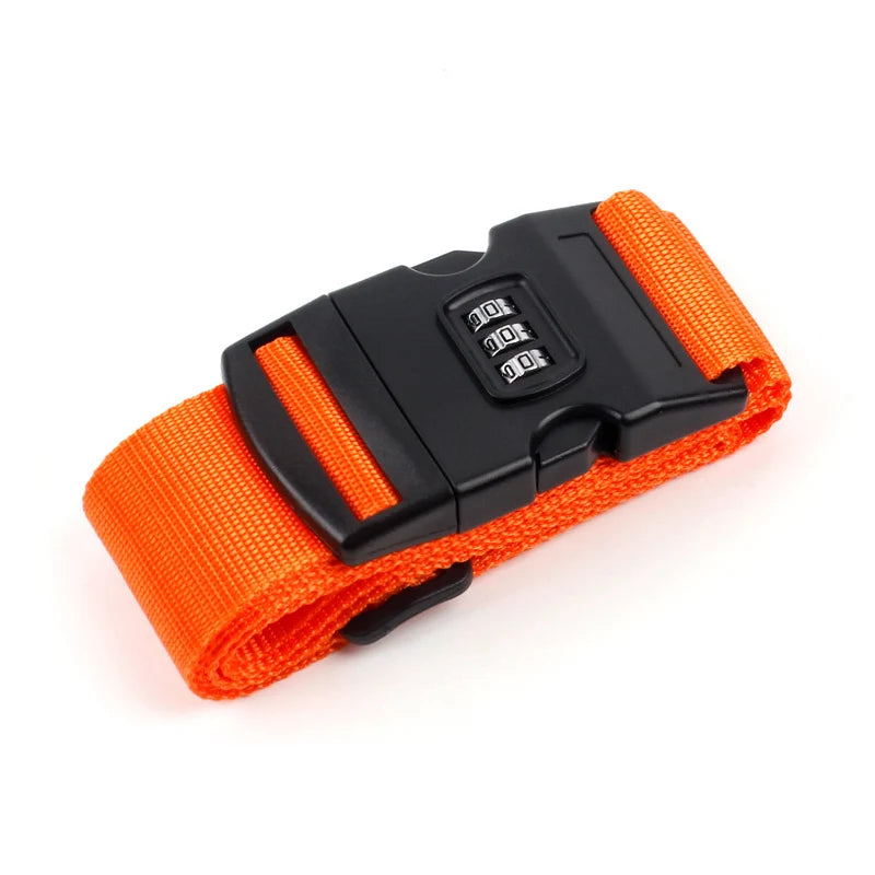 Adjustable Luggage Strap 1 Pcs Packing Belt Travel Essential Accessories Suitcase Supplies Fixed Belt cipher lock Suitcase Strap