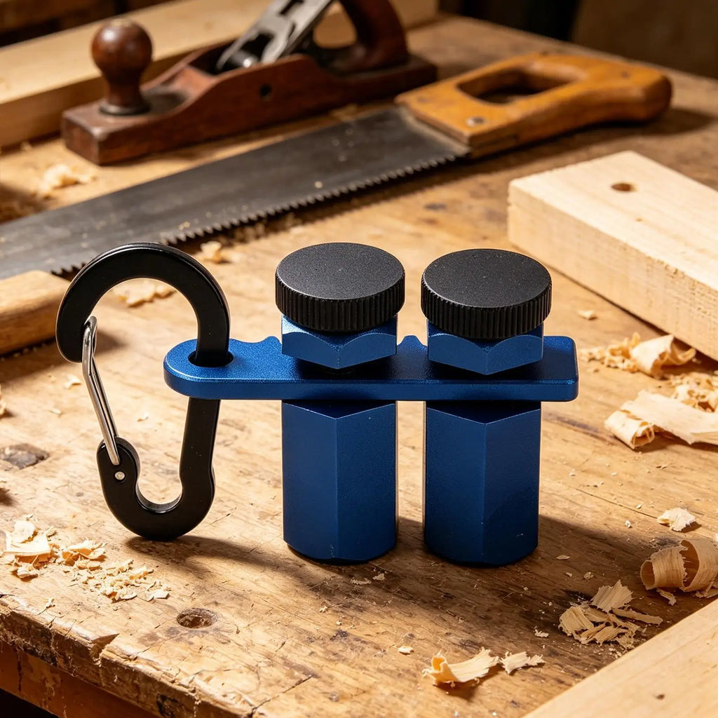 Aluminium Alloy Stair Gauge Stair Gauge Aluminum Alloy Hex Flat Gauge with Thumb Screw for Framing and Rafter Framing Jig
