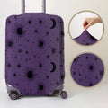 Purple Sun Moon Star Pattern Luggage Protective Cover, suitable for 18-32 inch luggage covers, luggage handle gloves, travel acc