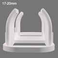 5pcs Plastic Pipe Clamp Hooks Cable Clips Pipe Support Wiring Hose Clamp Self-adhesive Fasteners Drain Pipe Holder