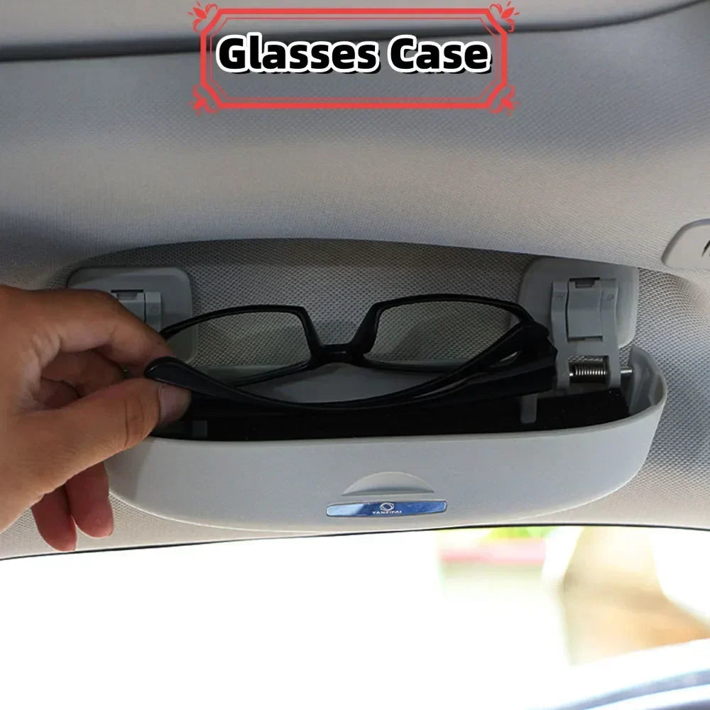 Car Glasses Holder Case for Audi Q3 Q5 SQ5 Q7 A1 A3 S3 A4 A6 A7 S6 S7 S4 RS4 A5 S5 ABS Sunglass Holder Sun Glasses Box