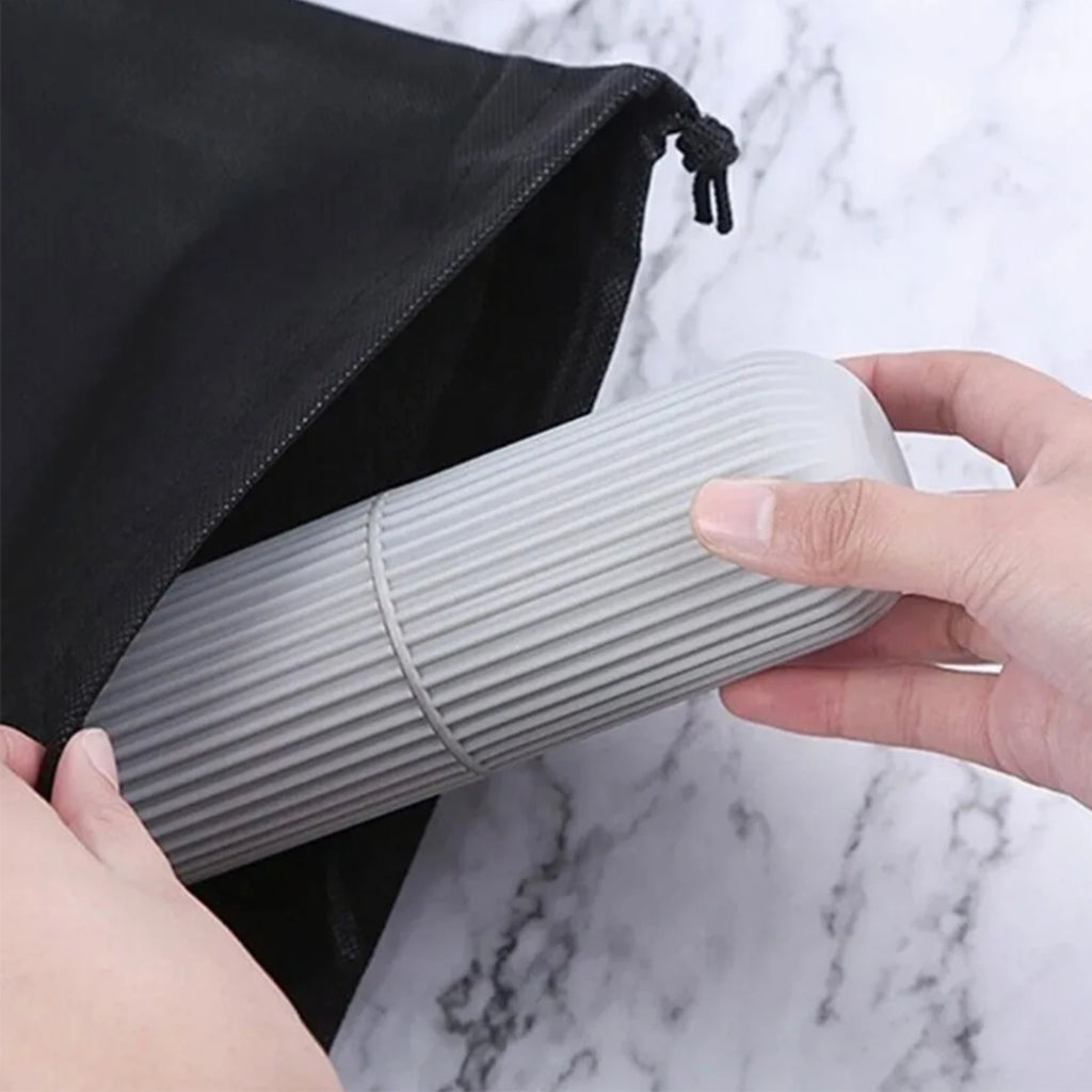 Toothbrush Cup Case Multifunctional Portable Plastic Toothbrush Toothpaste Case Box for Travel Camping