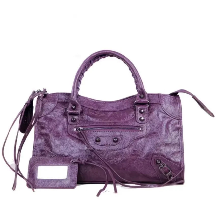 New Handbags European 2026 Tendency Fashion Motorcycle Women Bag Textured Niche Design Stylish Shoulder Crossbody Bag for Women