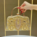 New evening bag full of diamonds handbag European and American fashion celebrity cheongsam dress banquet bag messenger bag