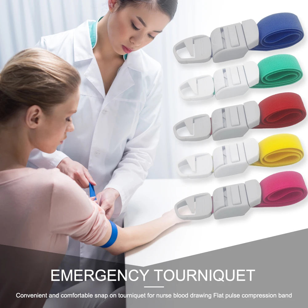 5/10pc Buckle Type Medical Tourniquet Quick Release First Aid Bandage Life Saving Hemorrhage Control for Camping Safety Survival