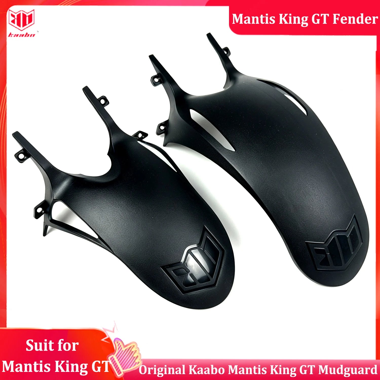 Original Kaabo Mantis King GT Mudguard Fender Longer Shorter Extended Fender for Kaabo Mantis King GT Electric Scooter