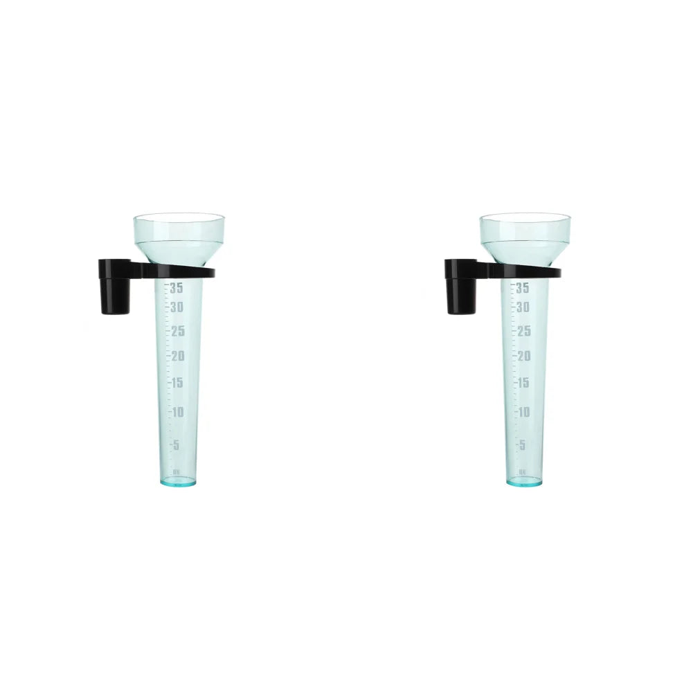 1/2/3Pcs Plastic Rain Measurement Device with 35mm Capacity Rain Meter Gauge for Lawn Farm Garden Settings Outdoor
