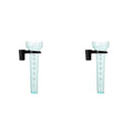 1/2/3Pcs Plastic Rain Measurement Device with 35mm Capacity Rain Meter Gauge for Lawn Farm Garden Settings Outdoor