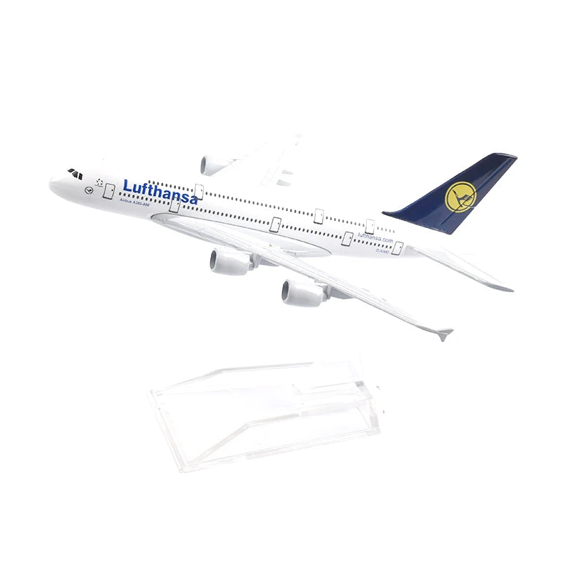 JASON TUTU  Aircraft Model Boeing 747 B787 B777 Planel Airplane Airbus A380 A320 Diecast Metal 1/400 Scale Planes Collect Gifts