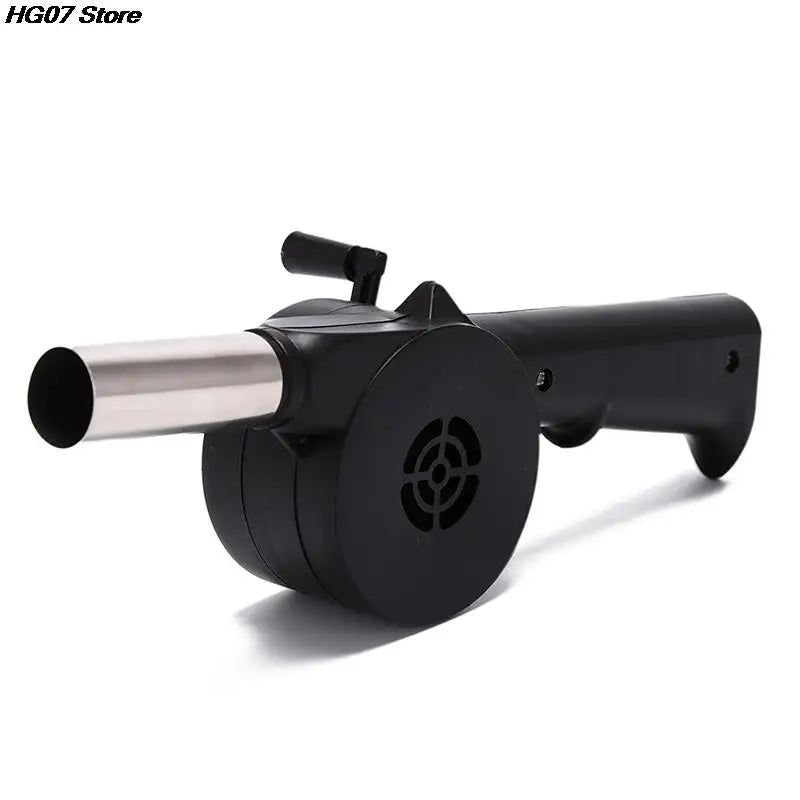 1PC Outdoor Cooking BBQ Fan Air Blower For Barbecue Fire Bellows Hand Crank Tool For Picnic Camping