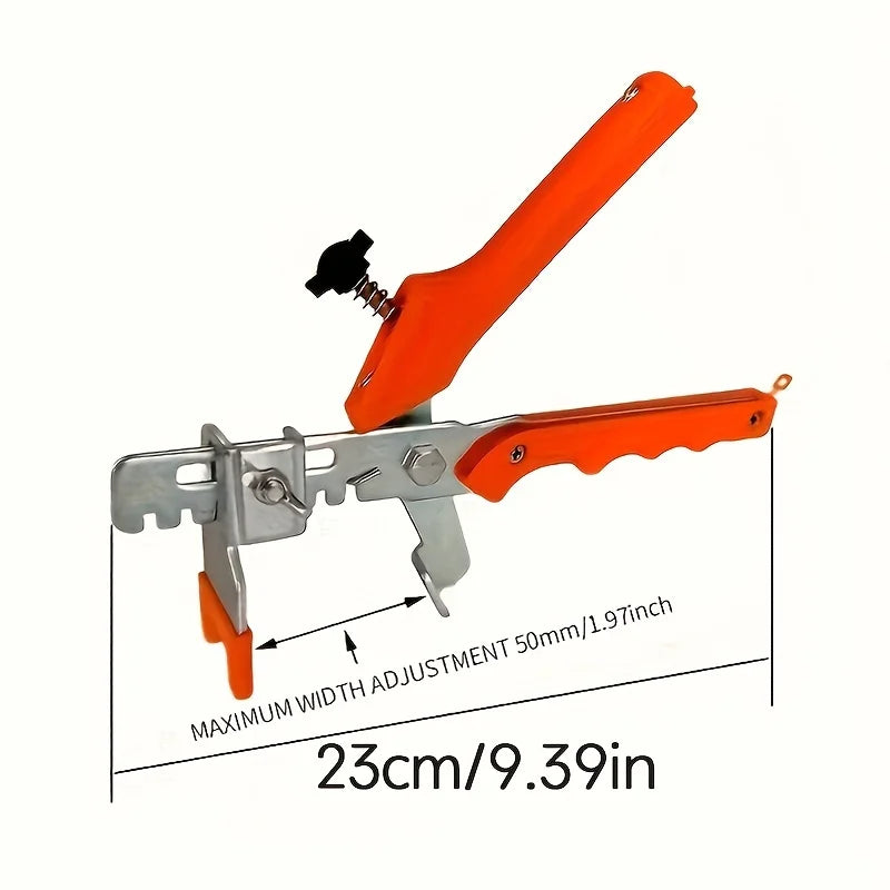 270Pcs Clips and 90Pcs Plastic Tile Leveling System with 1 Pliers Tool (Also Available as Individual Accessories) - Reusable Wedges, Professional Spacing and Alignment Kit, for Ceramic Floor and Wall Tile Installation