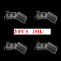 3/5/7/10mL Vial Storage Case Mini Vial Storage Box Transparent Storage Case Peptide Vial Organizer Refrigerator Organizer