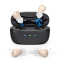 Mini Rechargeable Earphones, Headphones For The adults, hearing amplifiers earbuds aids With Magnetic Charging Box