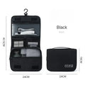 1pc Foldable Toiletry Bag Organizer Hanging Storage Bag Bathroom Makeup Bag Case Travel Dry And Wet Separation Cosmetic Bag