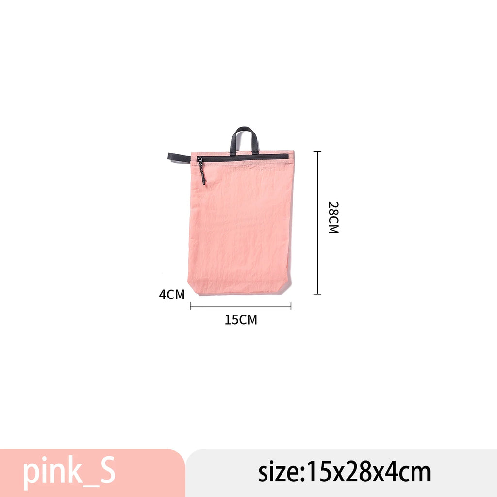 Reusable Nylon 4-Size Travel Storage Pockets With Hand Strap Water-resistant Clothing Organizer For Trip Packing 4size/lot