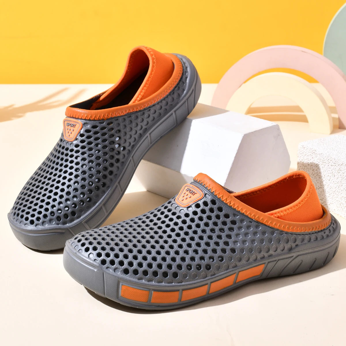 Men's Golf Shoes   Foot Pedal Breathable Mesh Golfing Foot Pedal Driving Shoe Lightweight Golf Shoes for Men