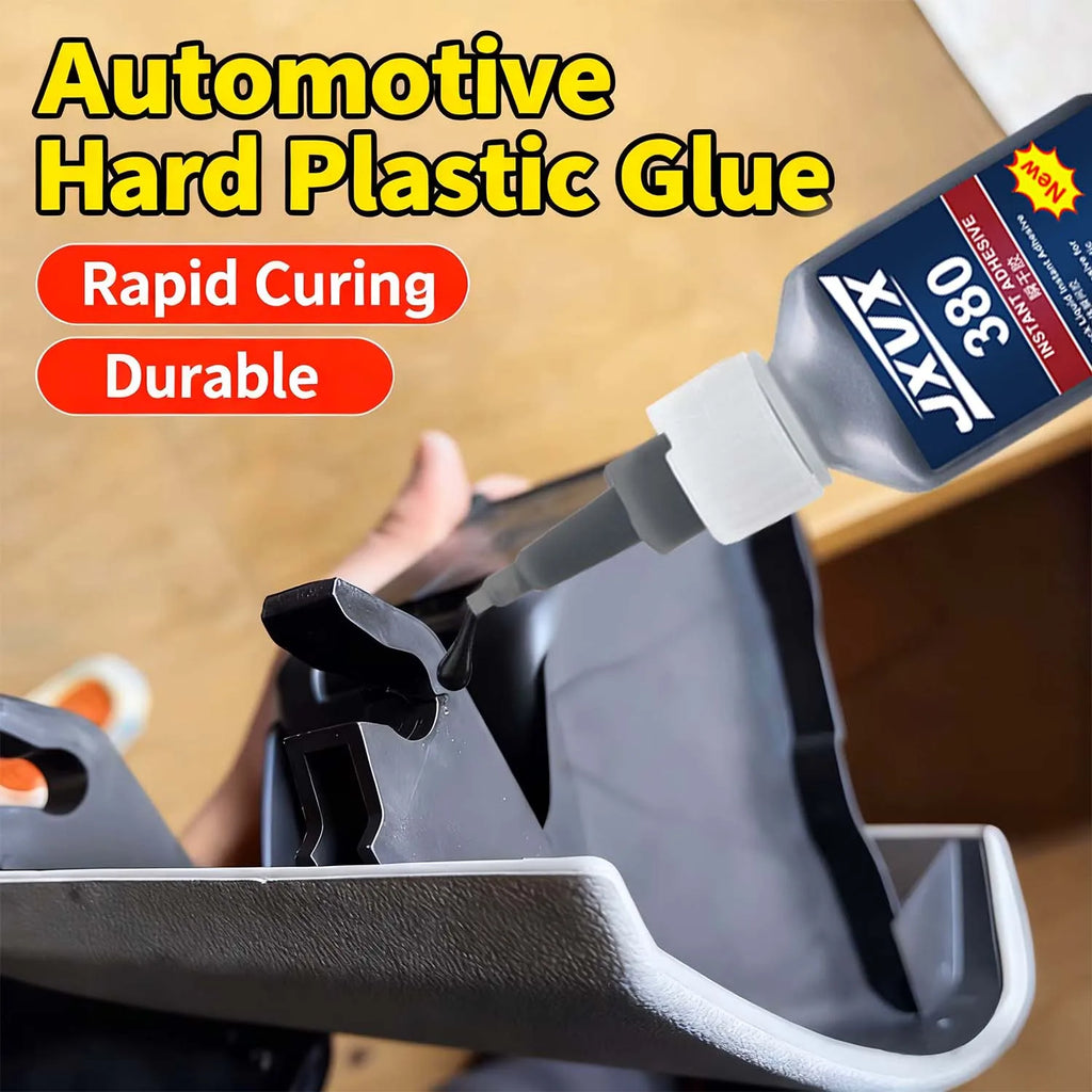 JXVX 380 20 g Cyanoacrylate Adhesive High Temp Resistant Impact Resistant Bond Plastic Metal Rubber For Auto Body Bumper Repair.