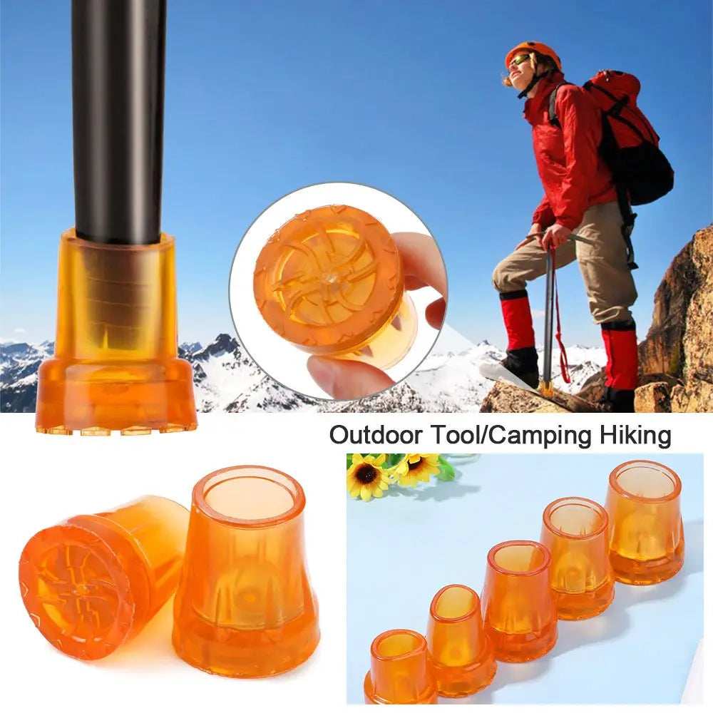 Camping Hiking Alpenstock Nordic Outdoor Tool Climb Replacement Protector Cap Tip Walking Stick Cane