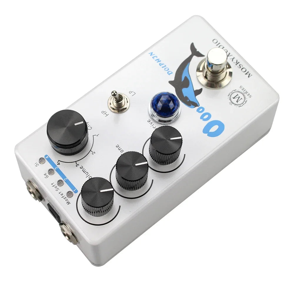 MOSKY DOLPHIN Guitar Pedal High Gain Distortion Overdrive Electric Guitar Effects Bass Instrument Accessories