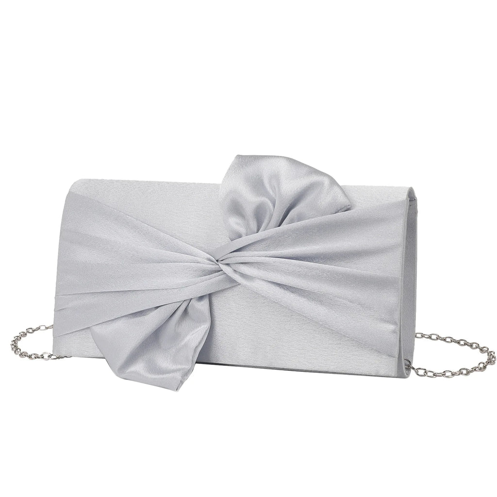 Romantic Fairy Bow Dinner Party Bag Messenger Elegant Evening Clutch Bag Chain Bag Bolsos Fiesta Mujer Bolsos De Mujer Tendencia