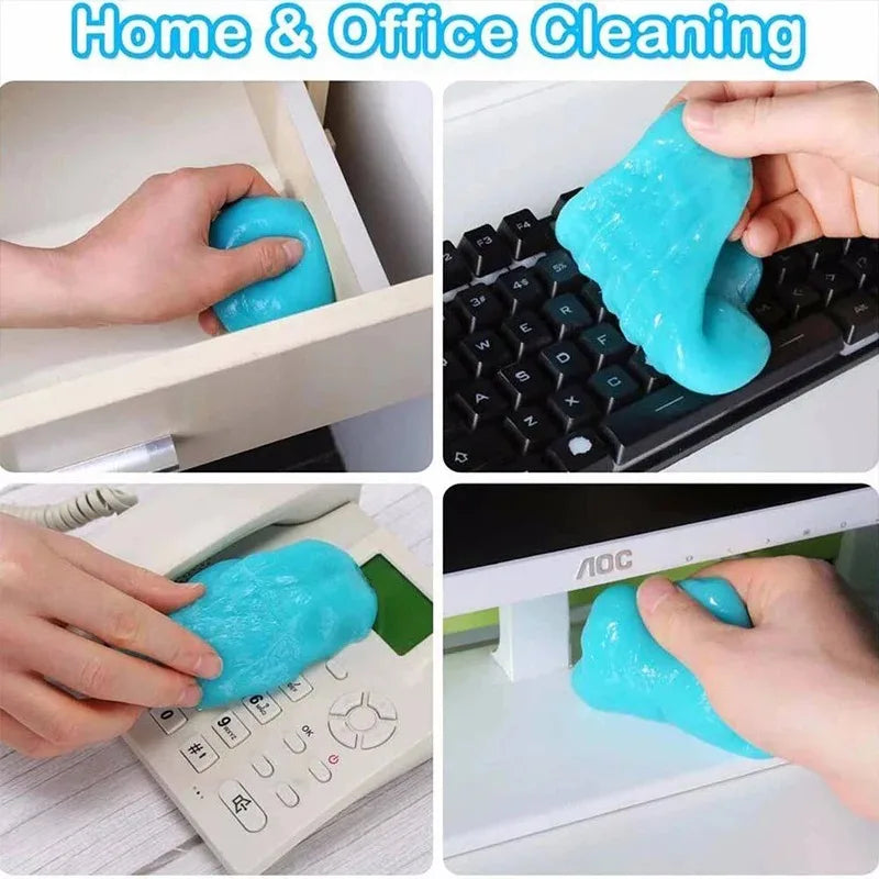 1/2pcs Car Cleaning Gel Detail Tool Cleaning Gel Cars Interior Putty Cleaner Keyboard Notebook Clean Reusable Gels Magic Clean