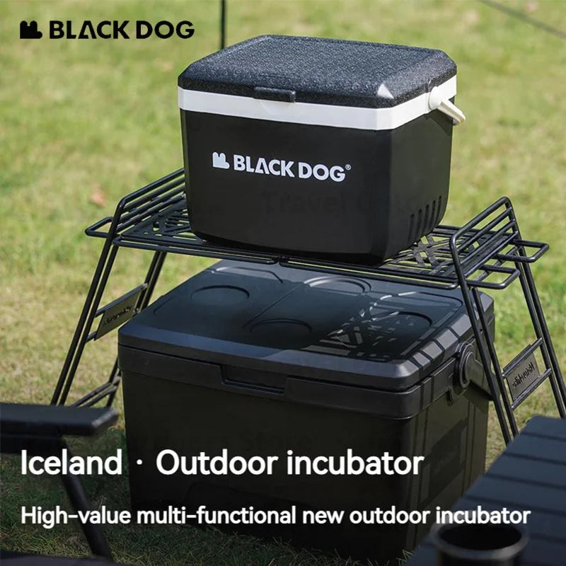 BLACKDOG 13L/25L Mobile Thermal Box Large Capacity Cooler Box PP Material Camping Outdoor Car Ice Picnic Portable Incubator Box