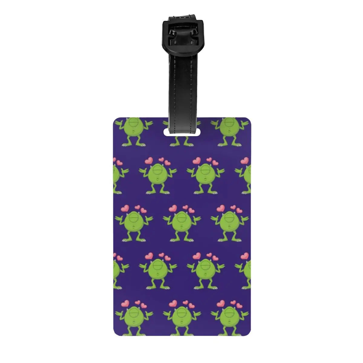 Custom M-Monsters Anime University Luggage Tag Travel Bag Suitcase Privacy Cover ID Label