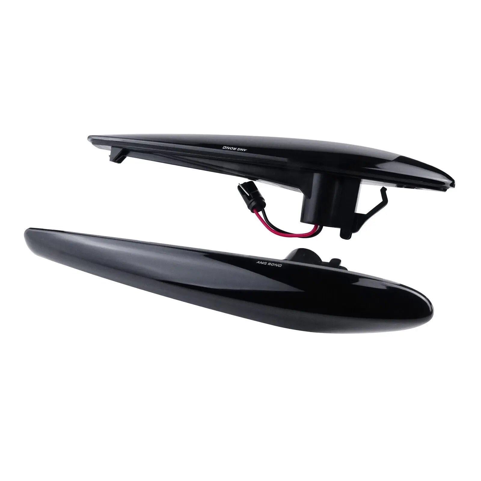 For Alfa Romeo Brera Spider 939 159 Estate LED Turn Signal Indicator Side Repeater Light Black Lens L+R