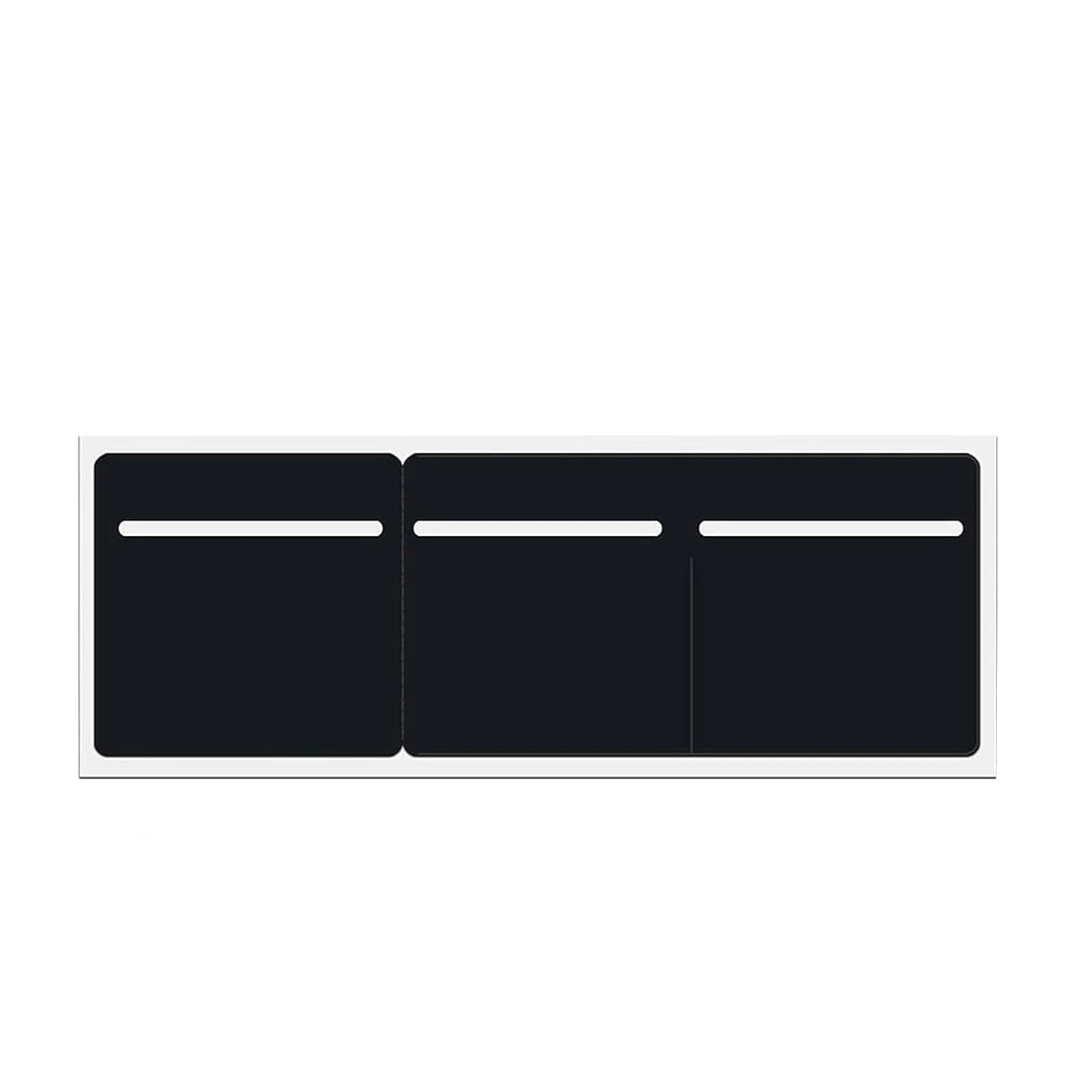 3 in 1 Disc Holder Parking Permit Holder Car Tax Disc Holders, Clear Self Adhesive Car Permit Card Holders Windscreen Card