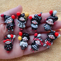 12pcs Joker Balloon Children's Fun Handmade DIY Cream Gel Phone Case Hair Clip Headpiece Resin Accessories Jewelry