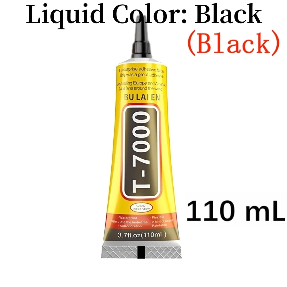 B7000/T7000 Black And Clear Soft Adhesive B-7000 Computer Cell Phone Touch Screen Repair Frame Anti-vibration Universal Glue