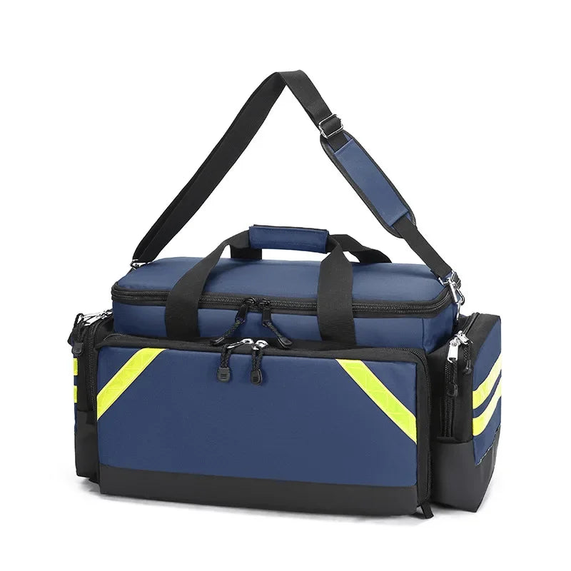Outdoor 1200D First Aid Kits Waterproof Large Capacity First Aid Shoulder Bag Tear Resistant Oxford Cloth Medical Emergency Kit