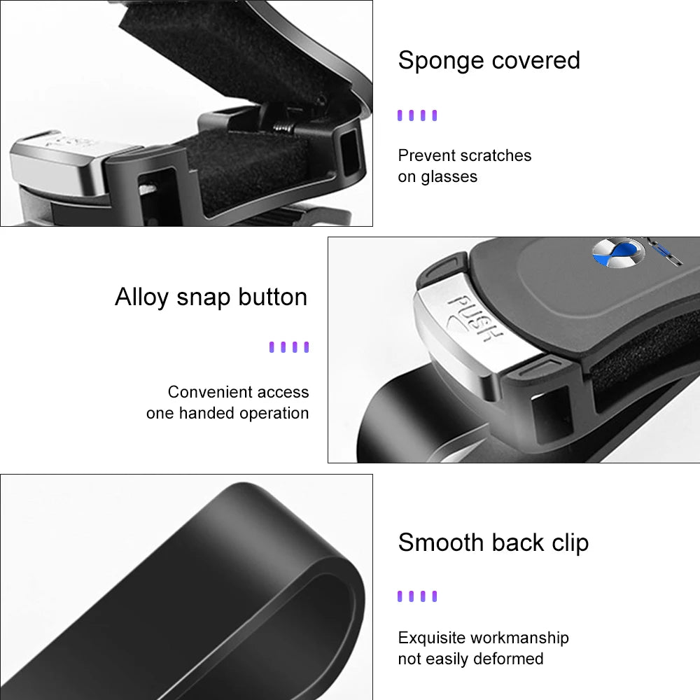 Car Sun Visor Sunglasses Clip For BYD Denza N9 Z9 GT D9 N7 N8 X B5 B8 Leopard 8 Auto Glasses Holder Eyeglasses Clips Accessories